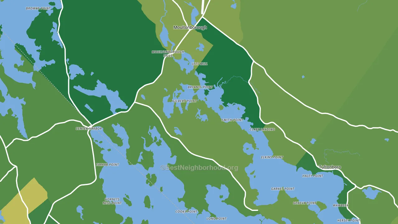 03254, NH block-group voter-turnout map