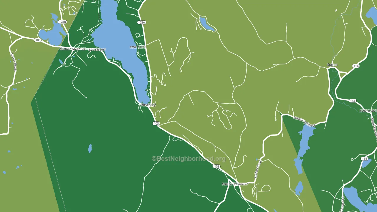03255, NH block-group voter-turnout map
