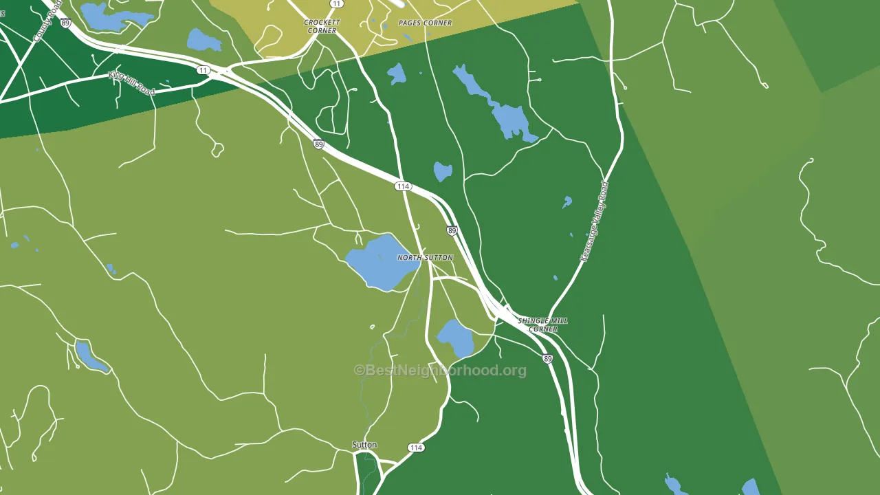 03260, NH block-group voter-turnout map