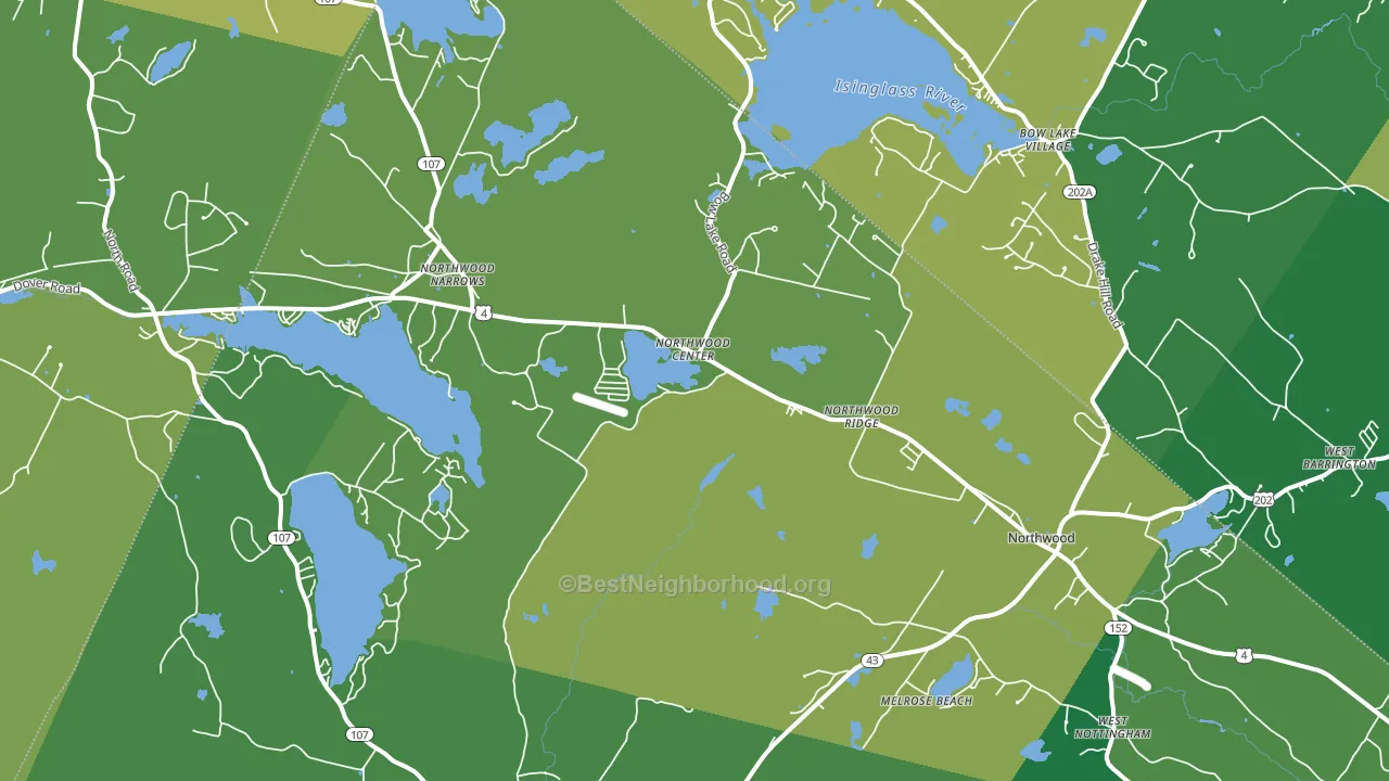 03261, NH block-group voter-turnout map