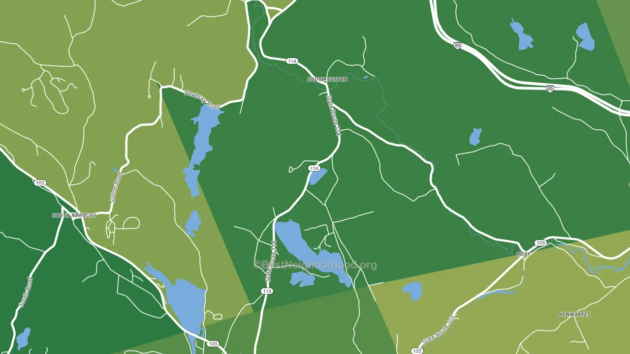 03273, NH block-group voter-turnout map