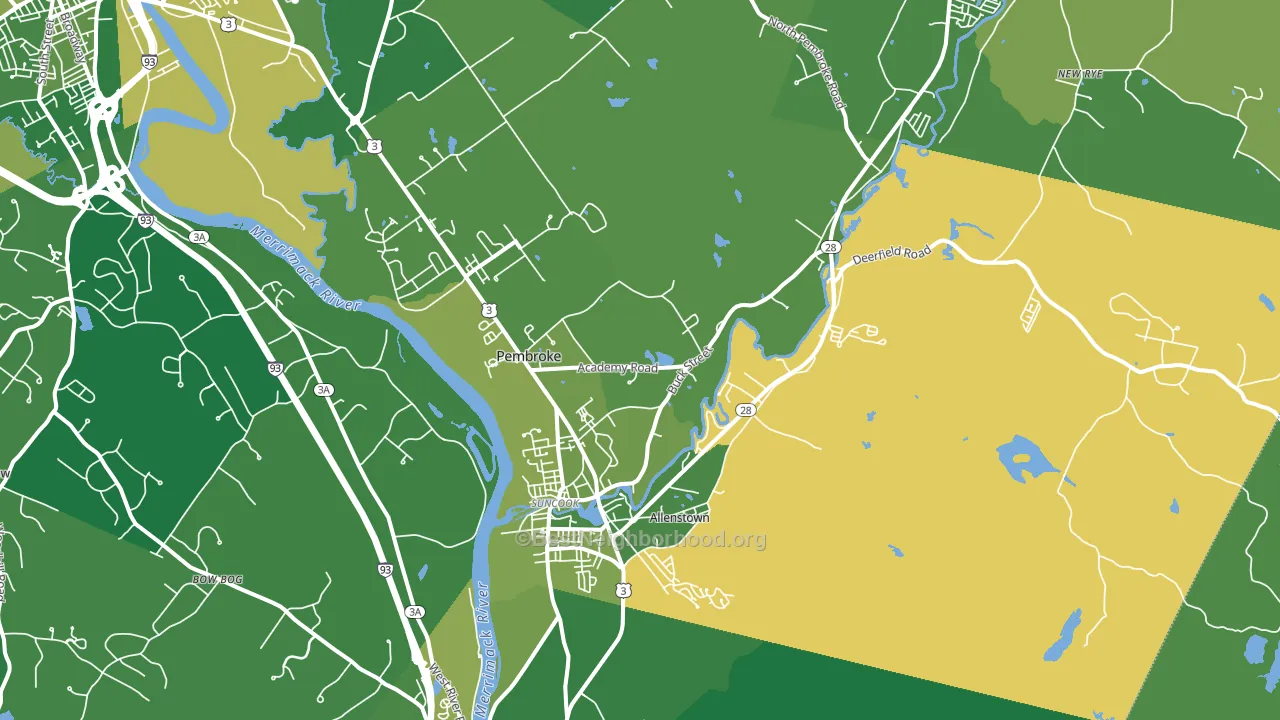 03275, NH block-group voter-turnout map