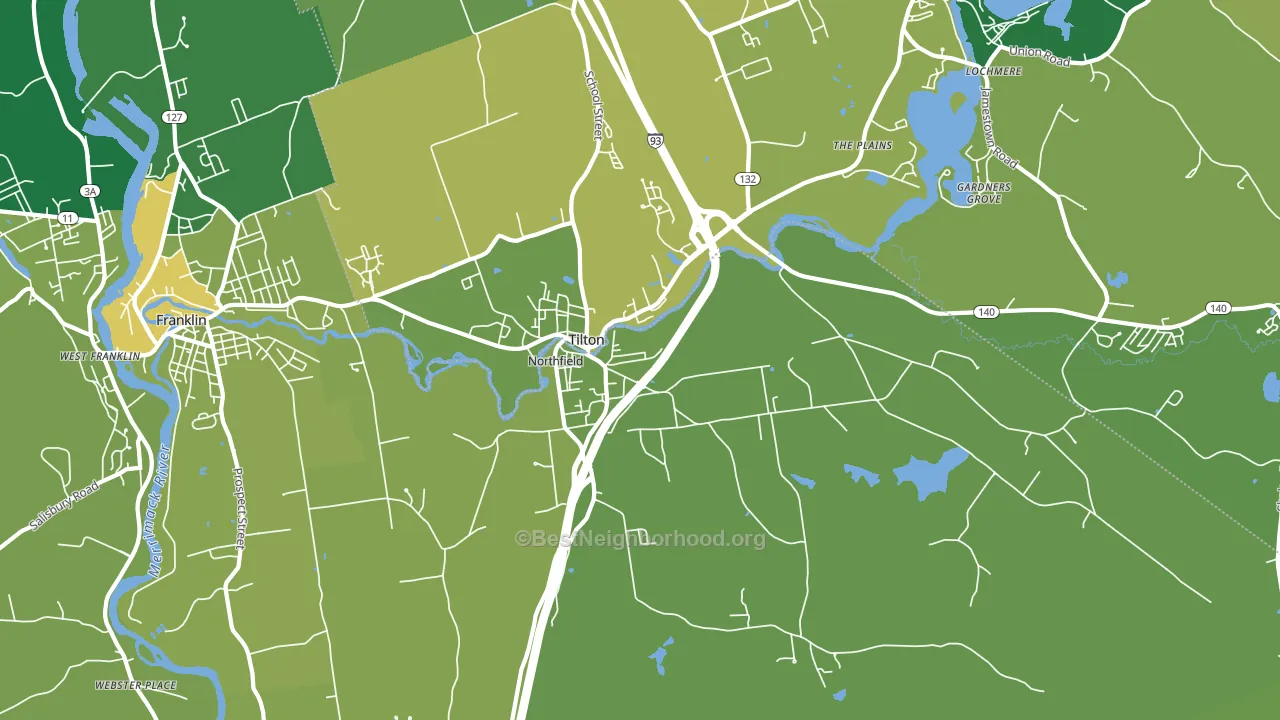 03276, NH block-group voter-turnout map