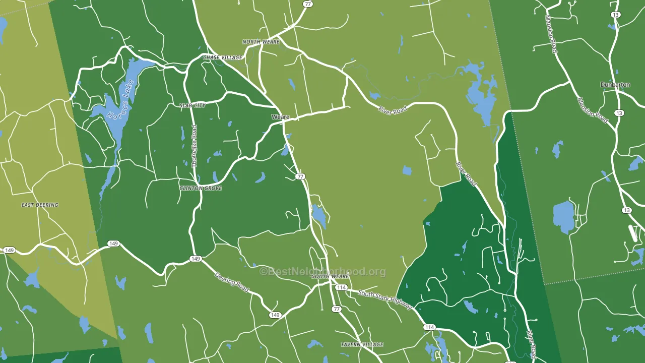03281, NH block-group voter-turnout map