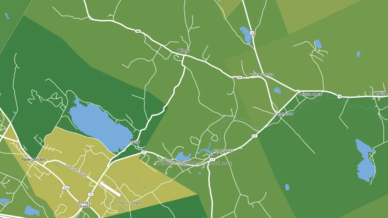 03287, NH block-group voter-turnout map