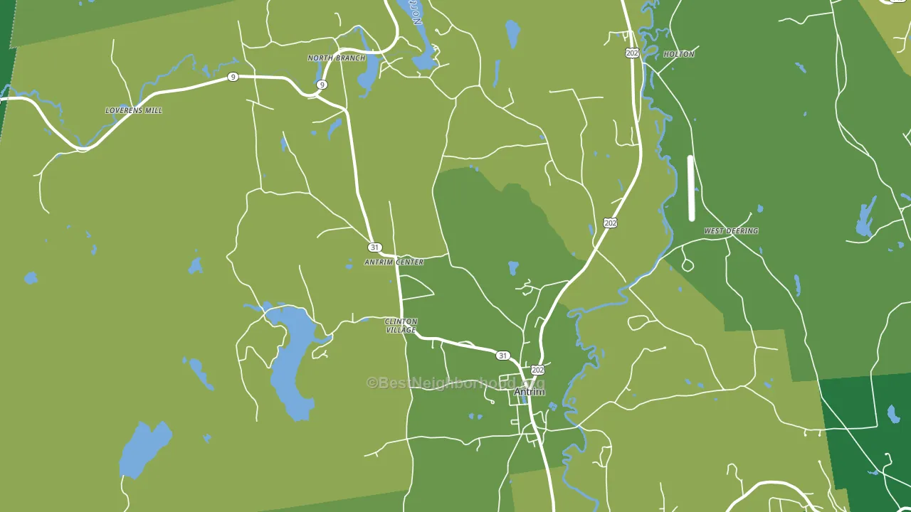 03440, NH block-group voter-turnout map