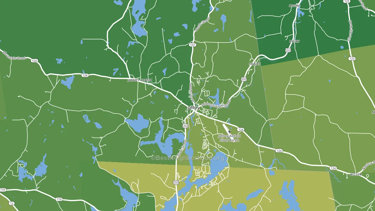 03452, NH block-group voter-turnout map