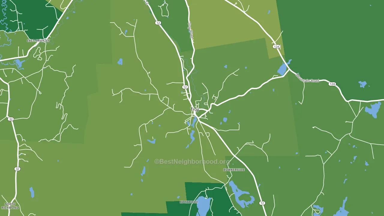 03465, NH block-group voter-turnout map