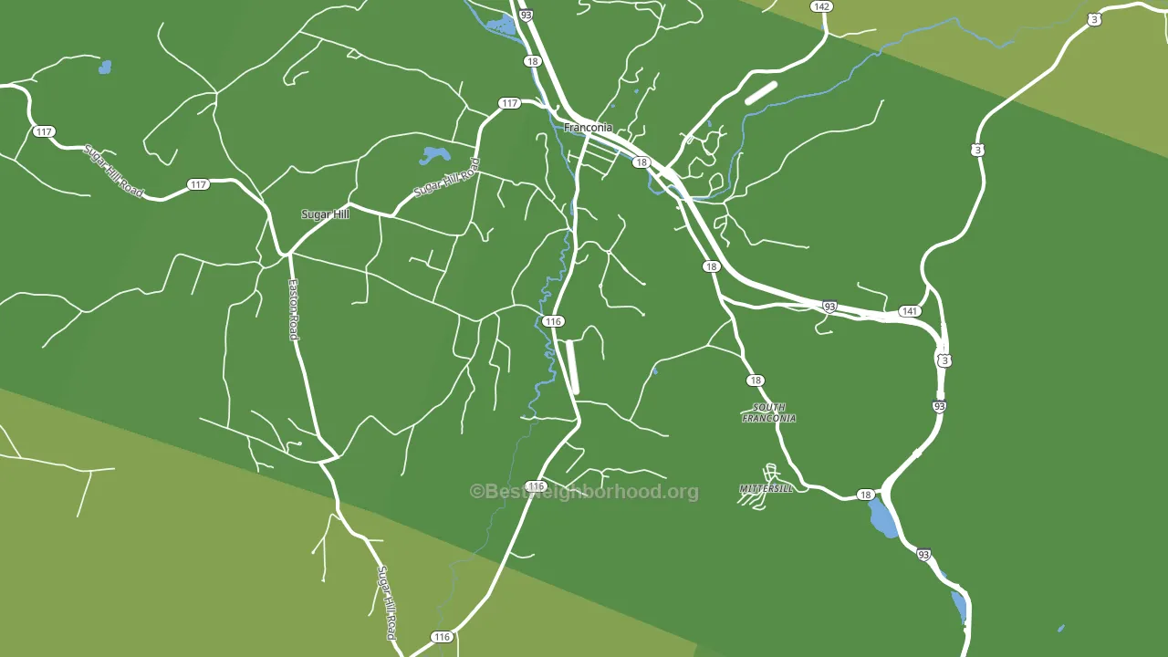 03580, NH block-group voter-turnout map