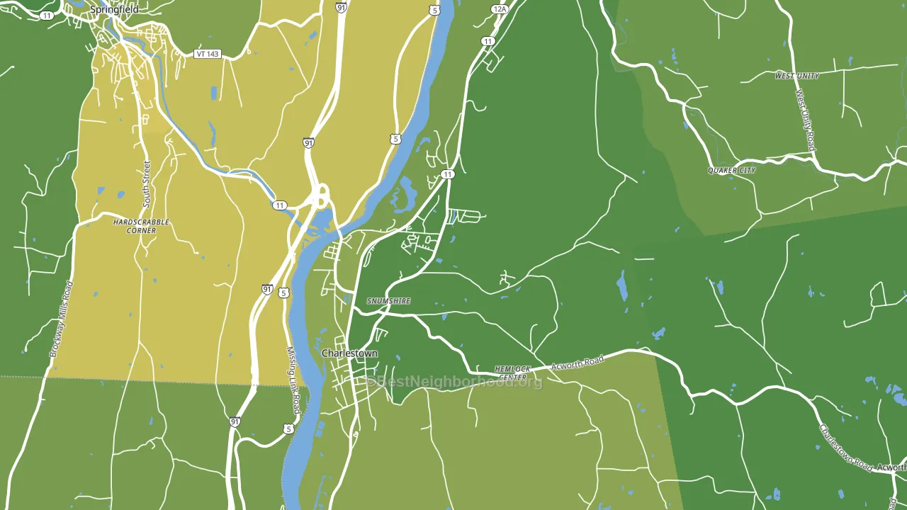 03603, NH block-group voter-turnout map