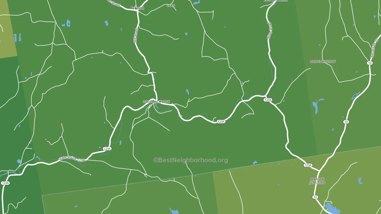 03607, NH block-group voter-turnout map