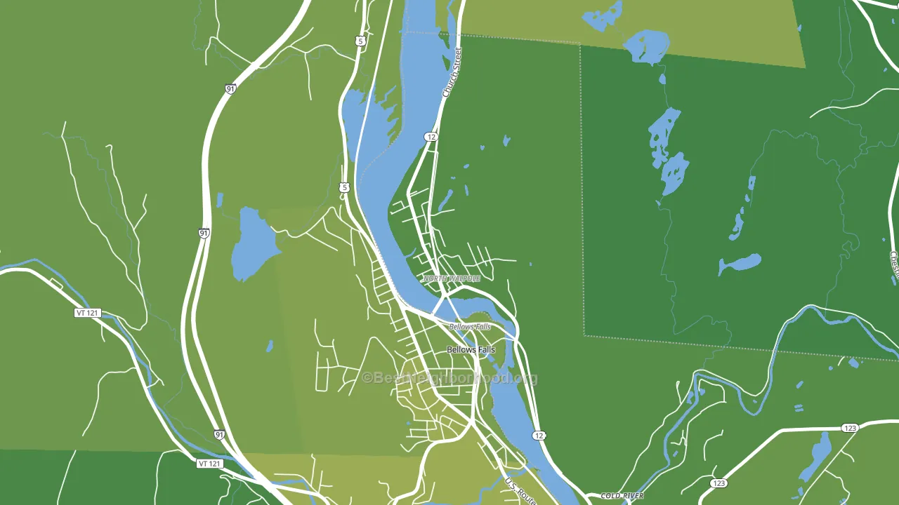 03609, NH block-group voter-turnout map