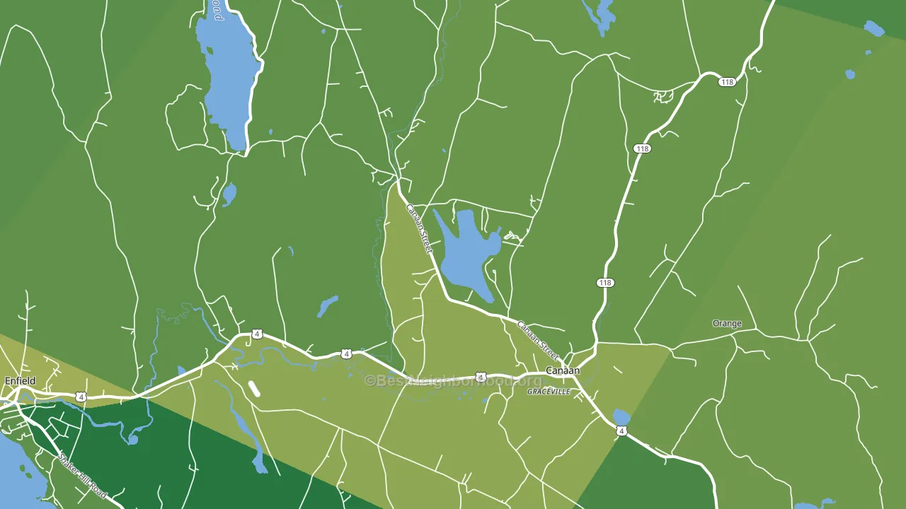 03741, NH block-group voter-turnout map
