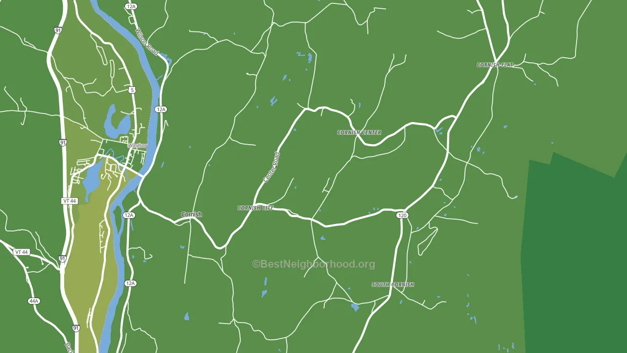 03745, NH block-group voter-turnout map