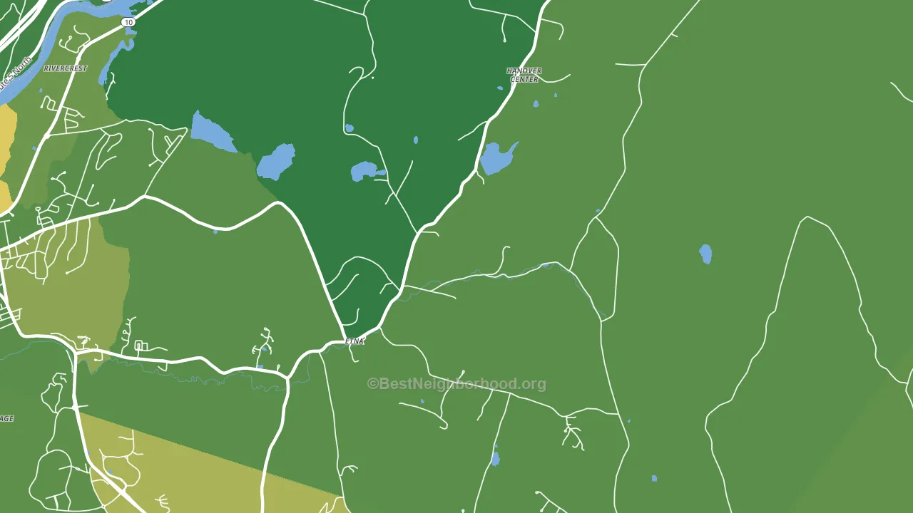 03750, NH block-group voter-turnout map