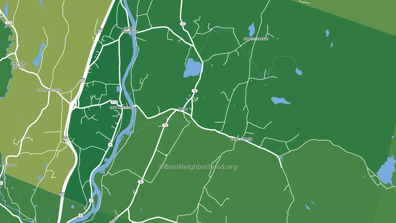 03768, NH block-group voter-turnout map
