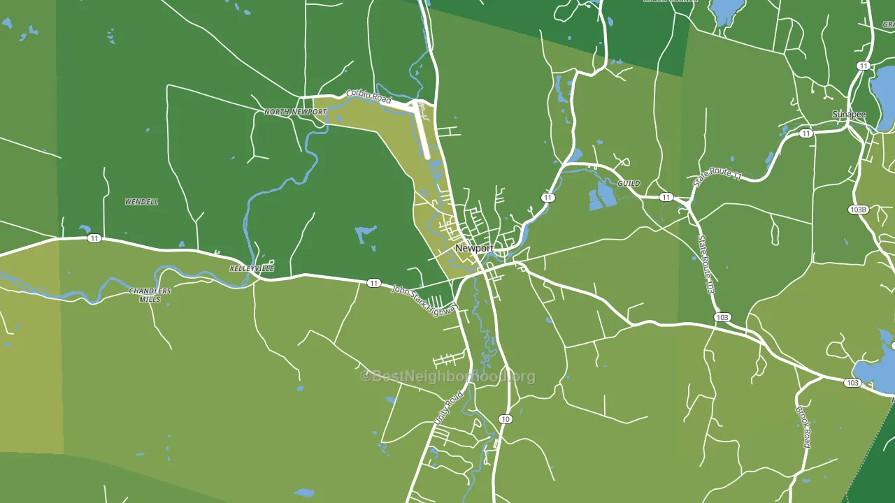 03773, NH block-group voter-turnout map