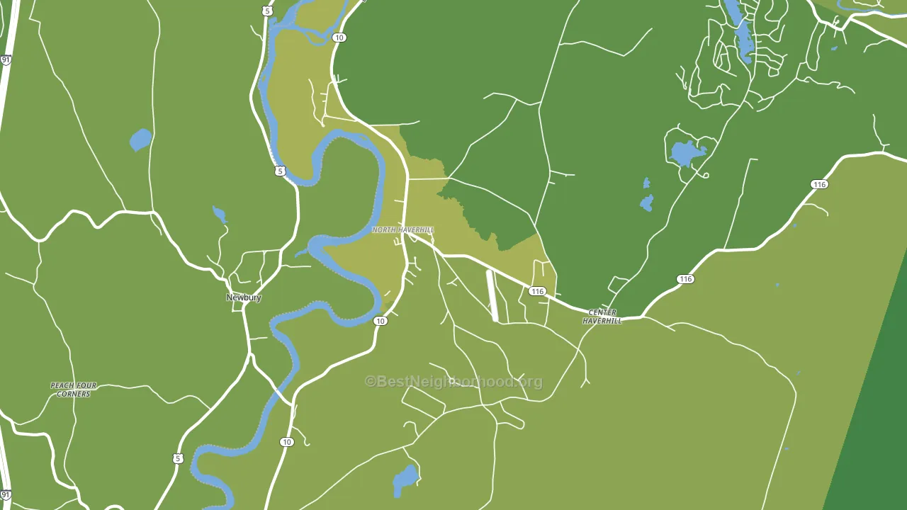 03774, NH block-group voter-turnout map