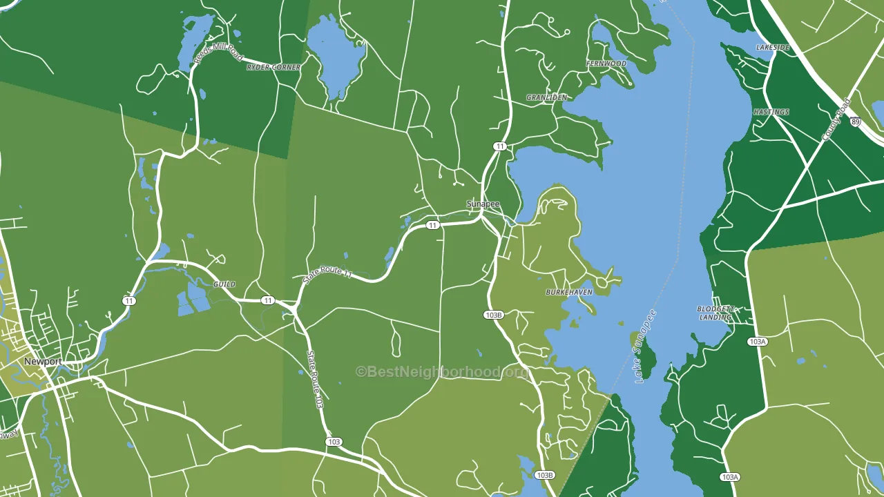 03782, NH block-group voter-turnout map