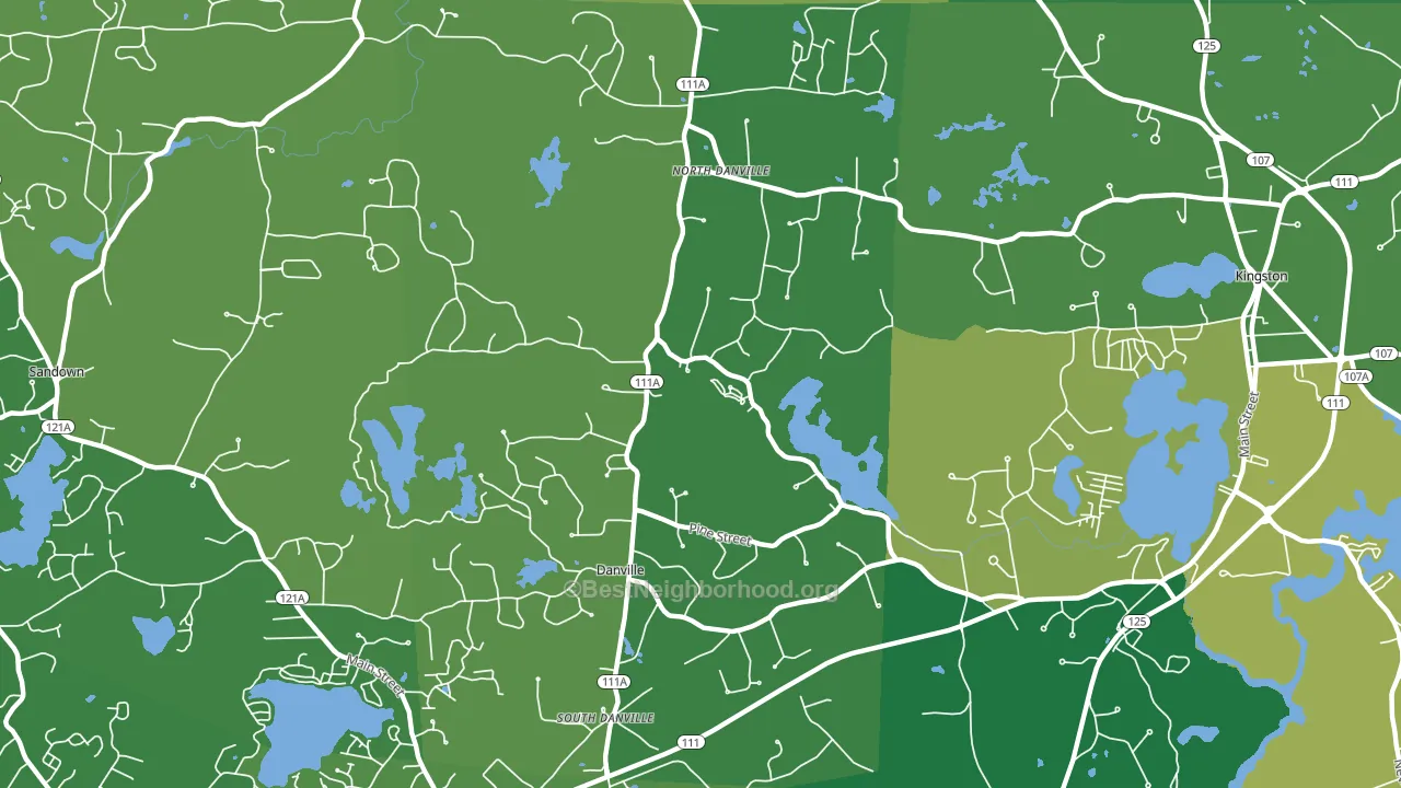 03819, NH block-group voter-turnout map