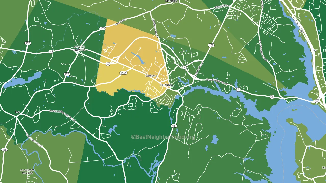 03824, NH block-group voter-turnout map