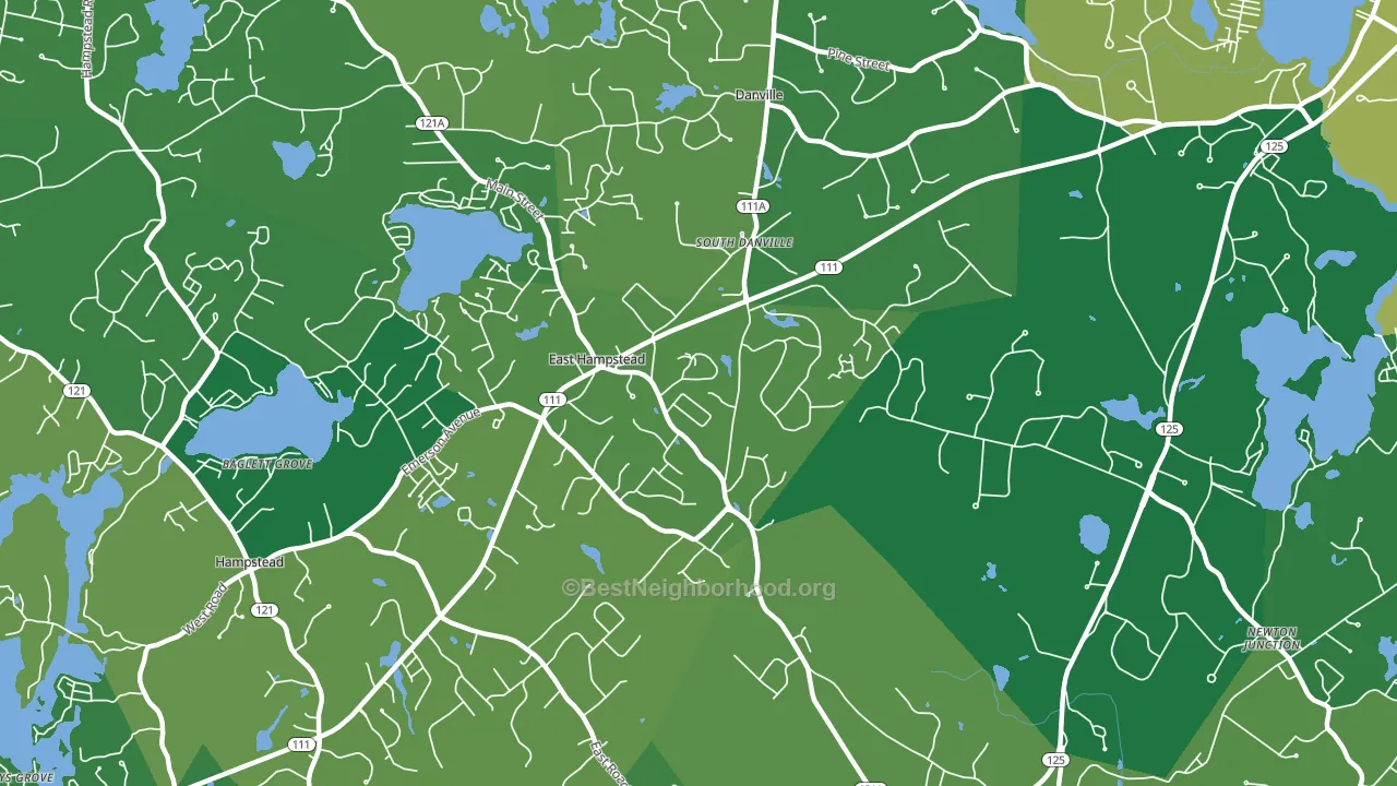 03826, NH block-group voter-turnout map