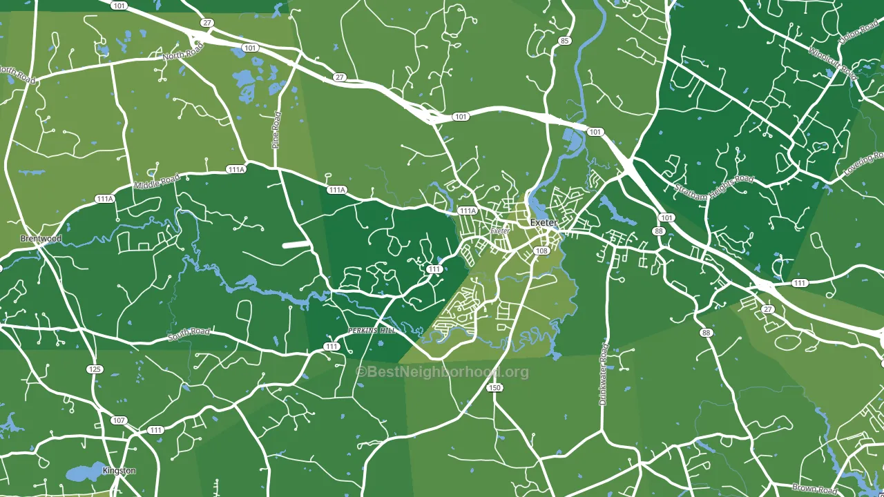 03833, NH block-group voter-turnout map