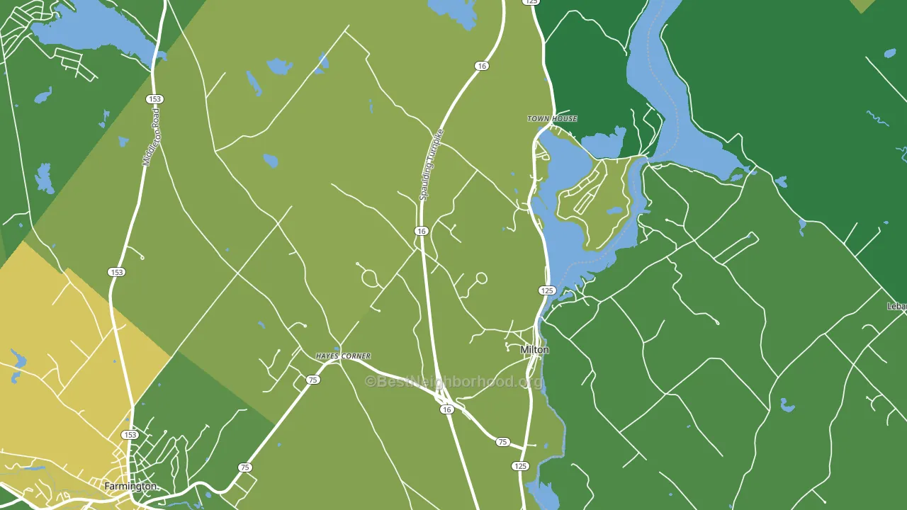 03851, NH block-group voter-turnout map
