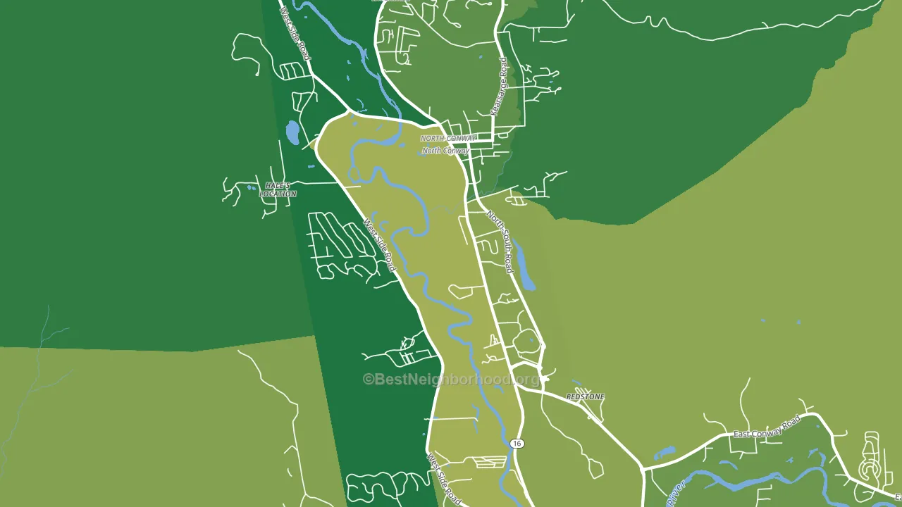 03860, NH block-group voter-turnout map