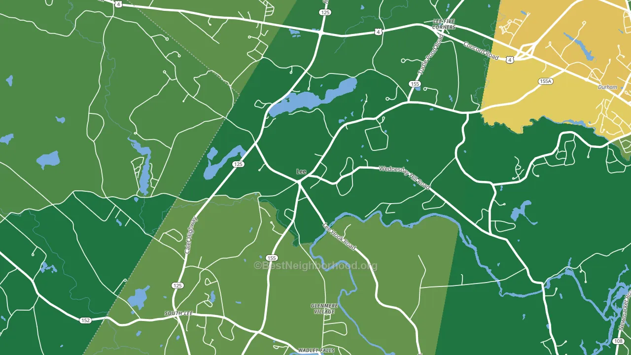 03861, NH block-group voter-turnout map