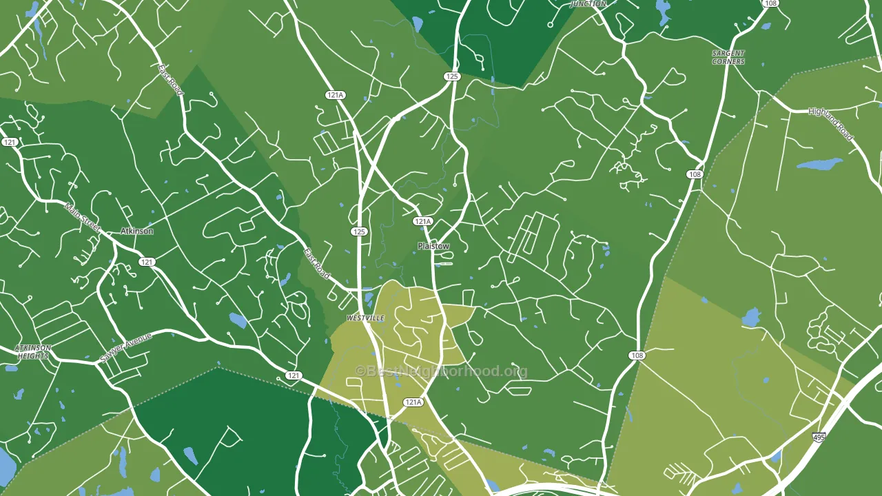 03865, NH block-group voter-turnout map