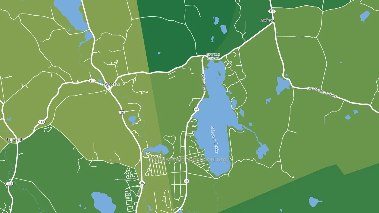 03875, NH block-group voter-turnout map
