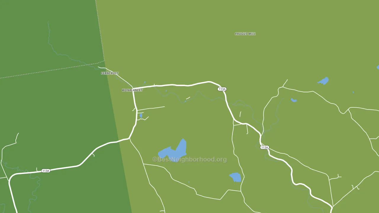 03897, NH block-group voter-turnout map