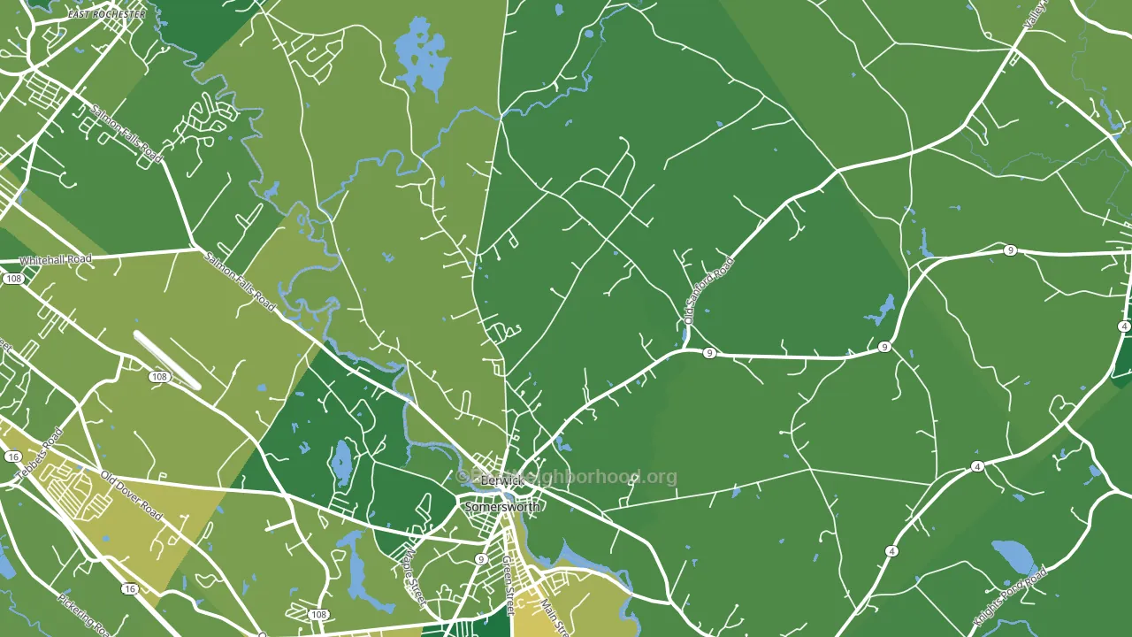 03901, ME block-group voter-turnout map