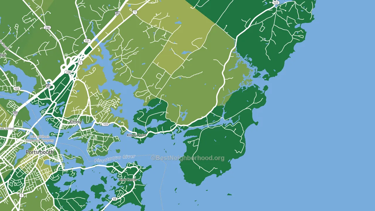 03905, ME block-group voter-turnout map