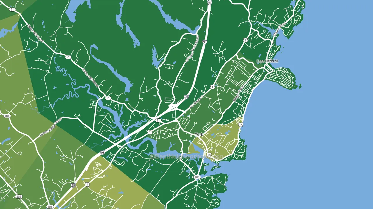 03909, ME block-group voter-turnout map