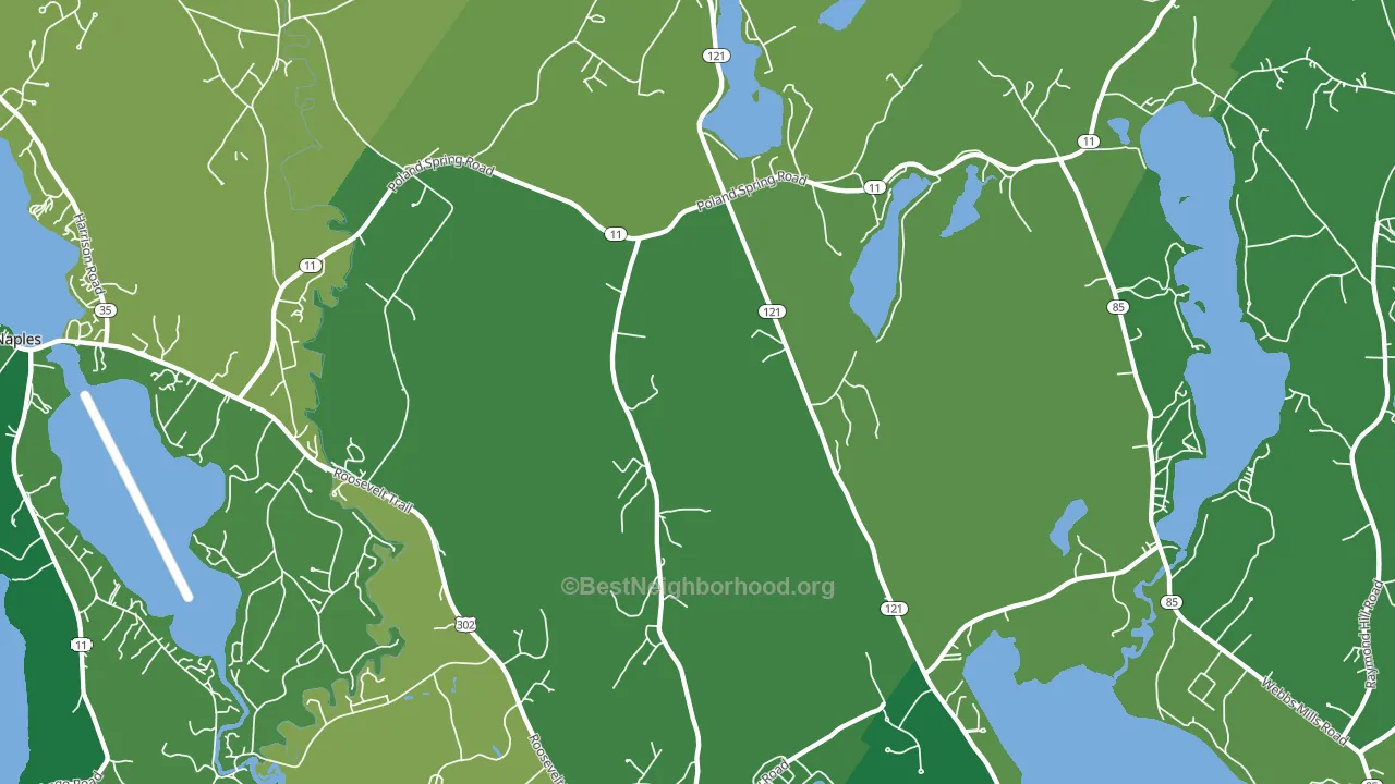 04015, ME block-group voter-turnout map