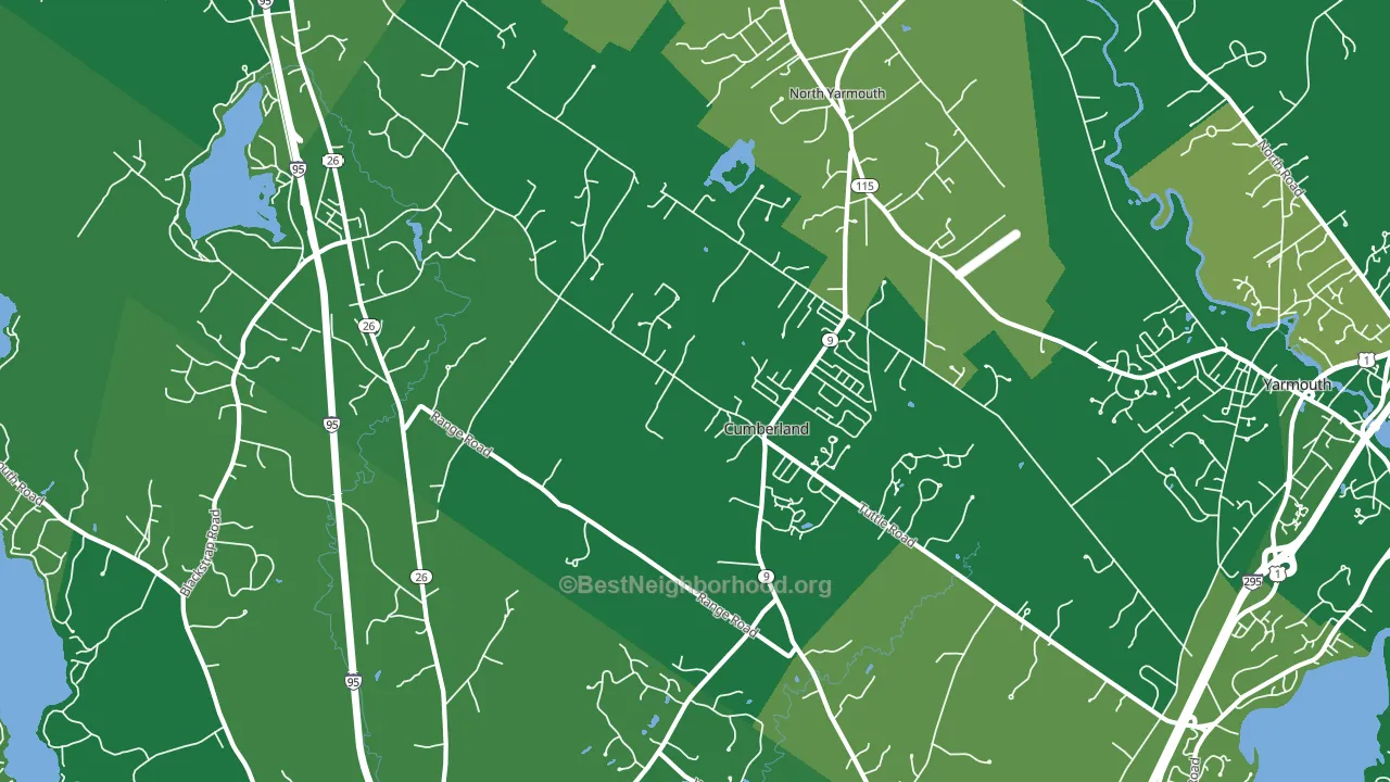 04021, ME block-group voter-turnout map