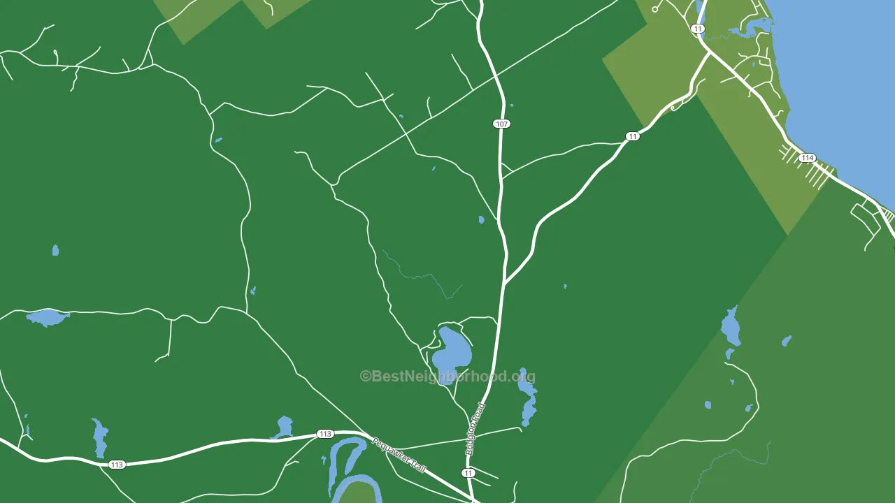 04024, ME block-group voter-turnout map