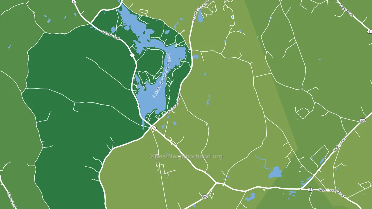 04030, ME block-group voter-turnout map