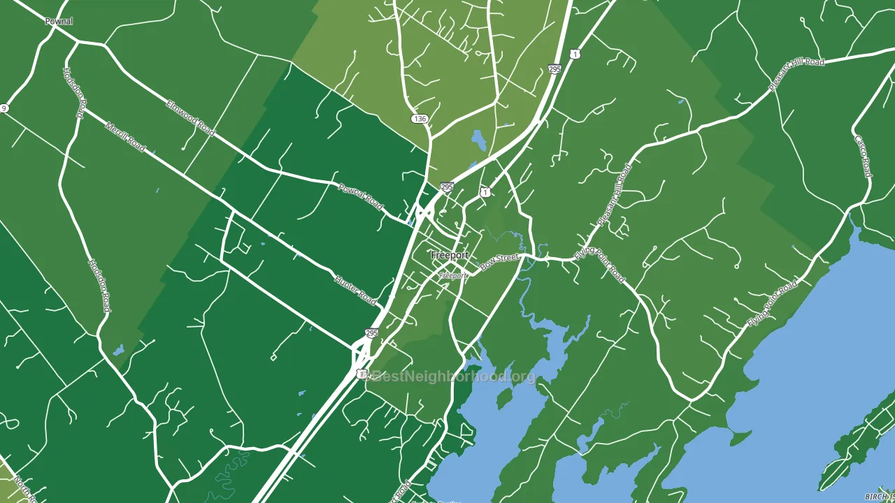 04032, ME block-group voter-turnout map