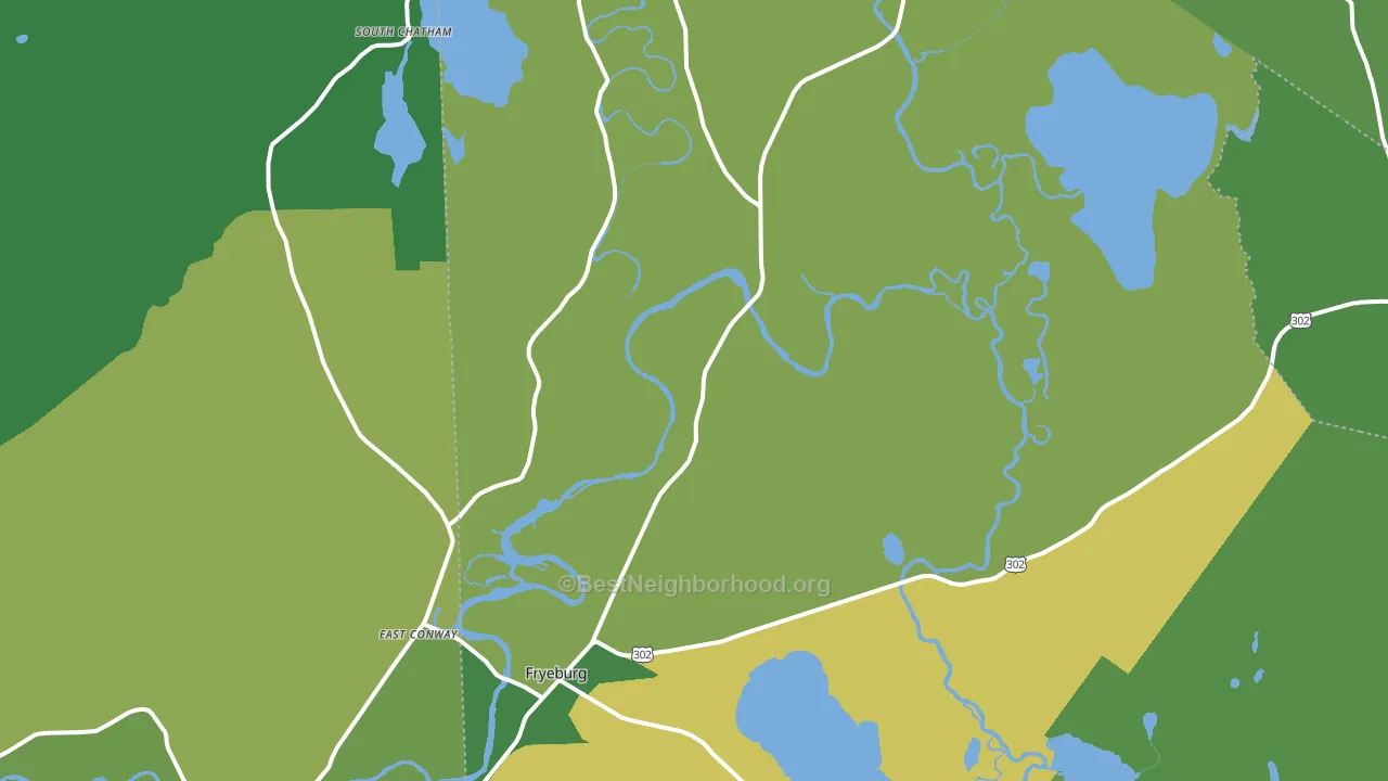 04037, ME block-group voter-turnout map