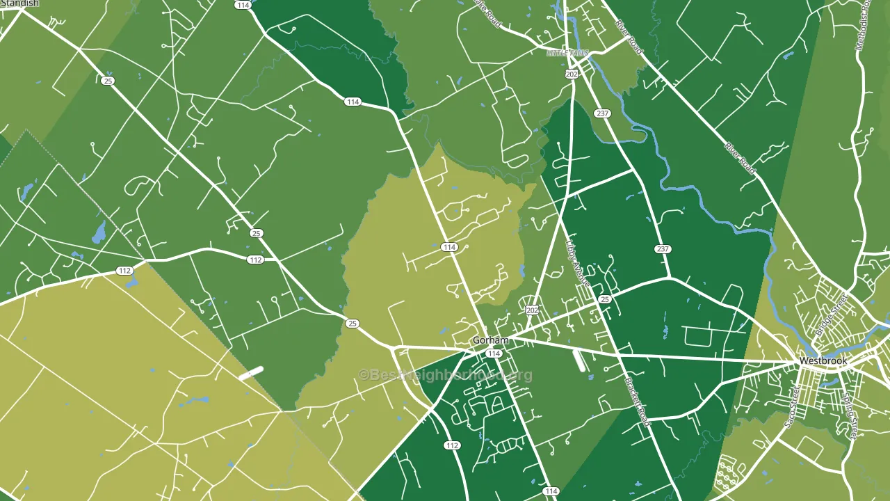 04038, ME block-group voter-turnout map