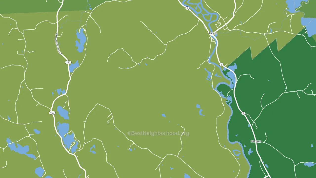 04041, ME block-group voter-turnout map