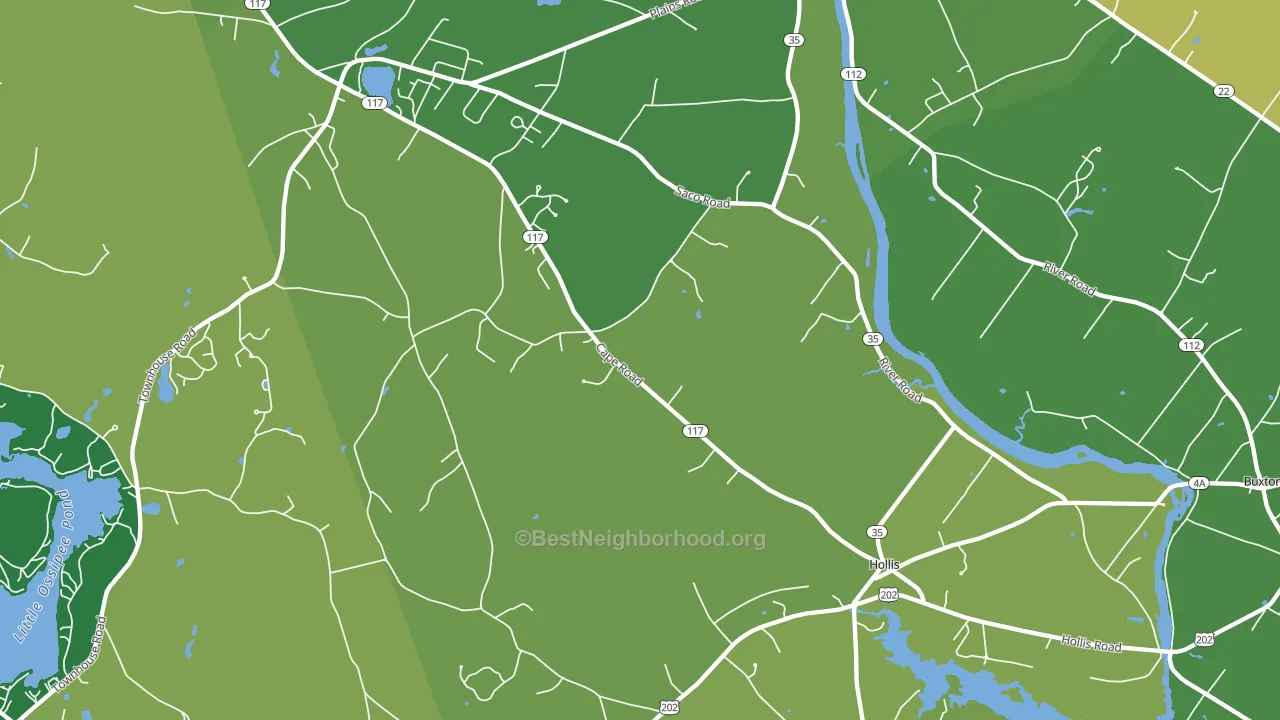 04042, ME block-group voter-turnout map