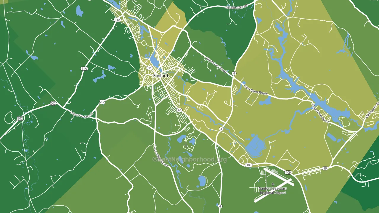 04073, ME block-group voter-turnout map