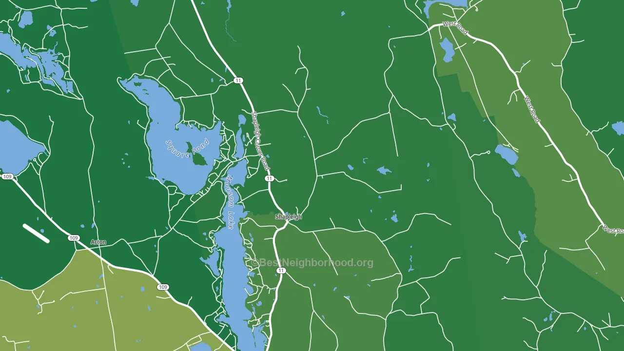 04076, ME block-group voter-turnout map
