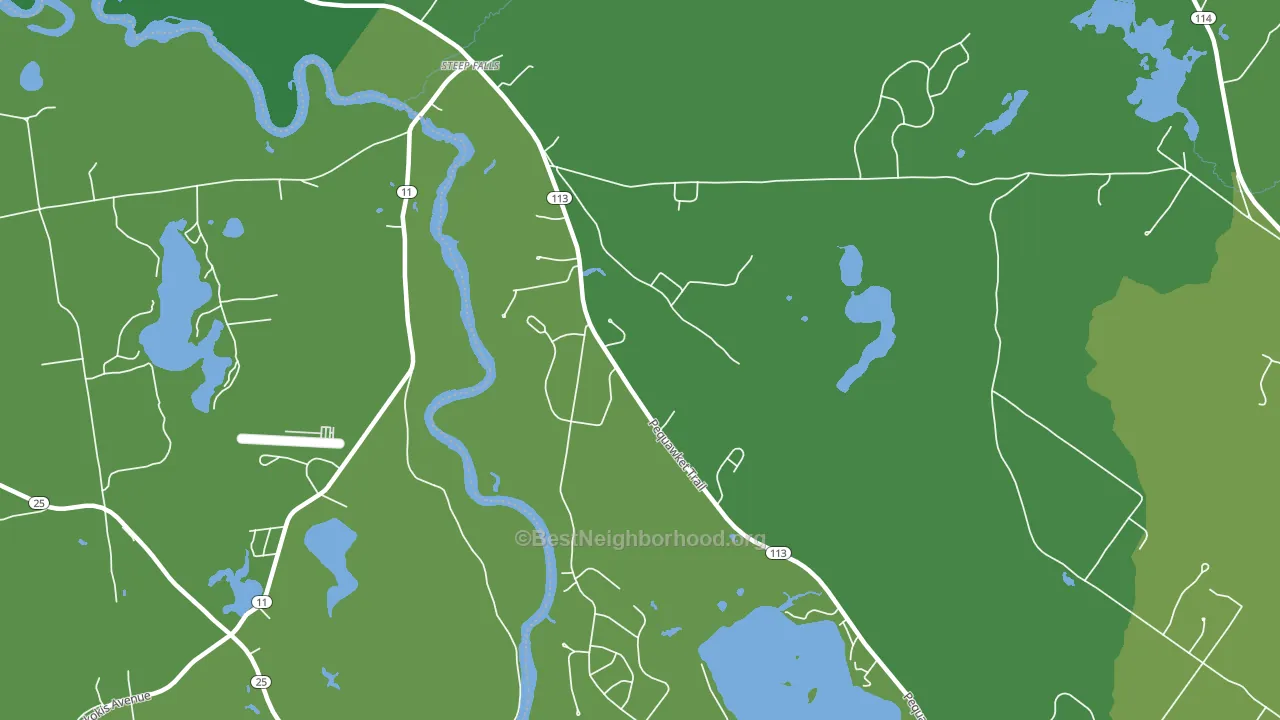 04085, ME block-group voter-turnout map