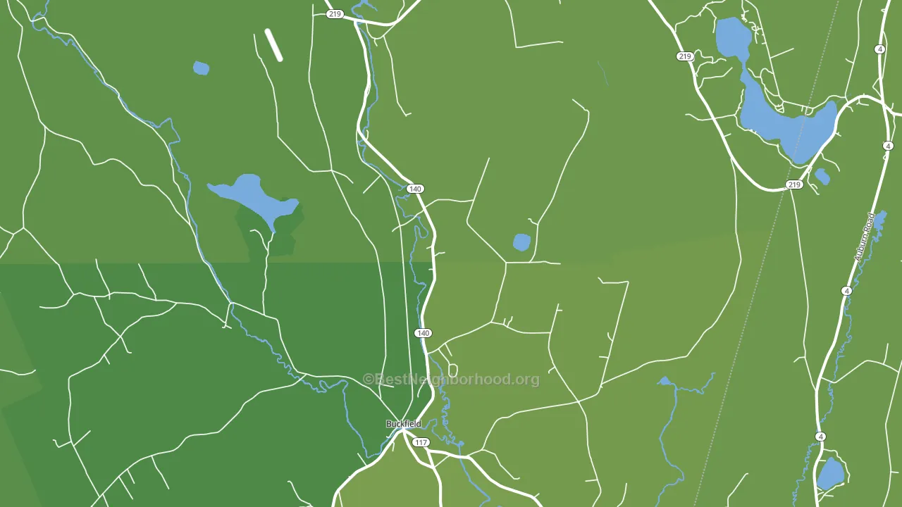 04220, ME block-group voter-turnout map