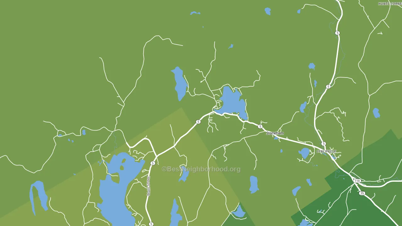 04231, ME block-group voter-turnout map
